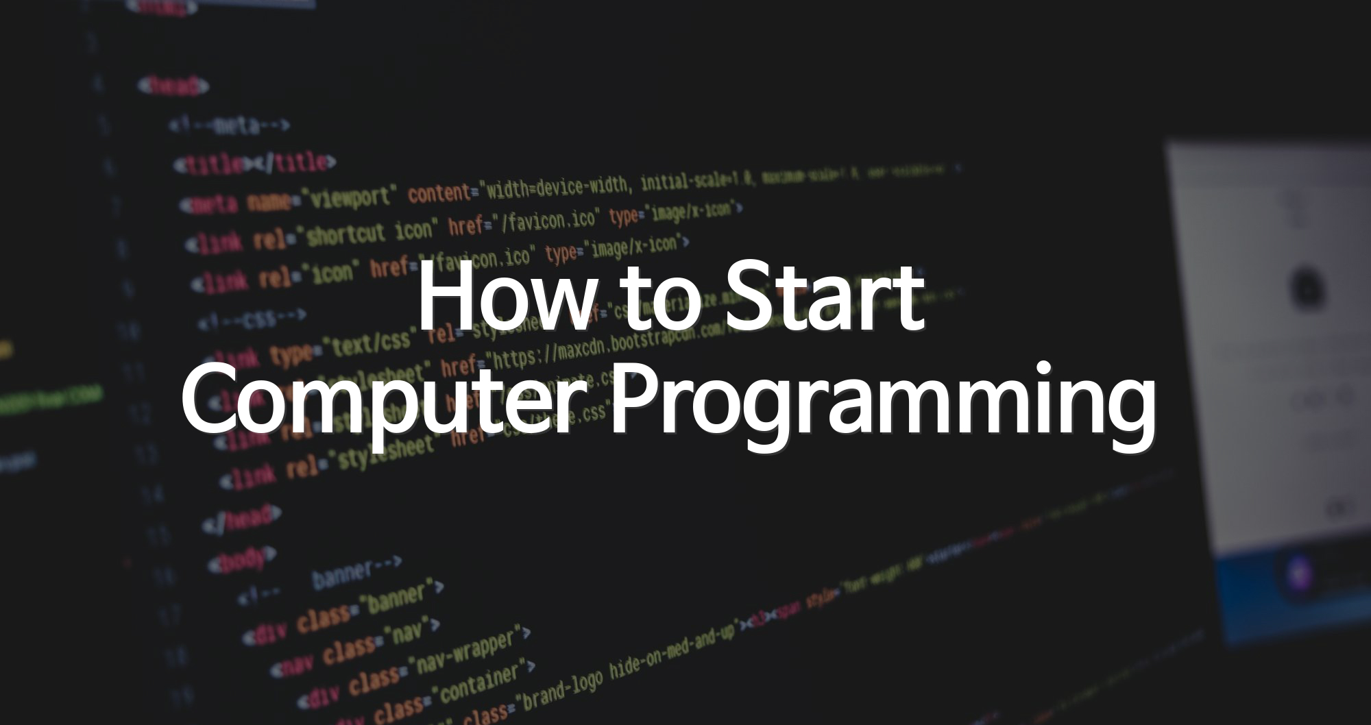 Your first computer programming